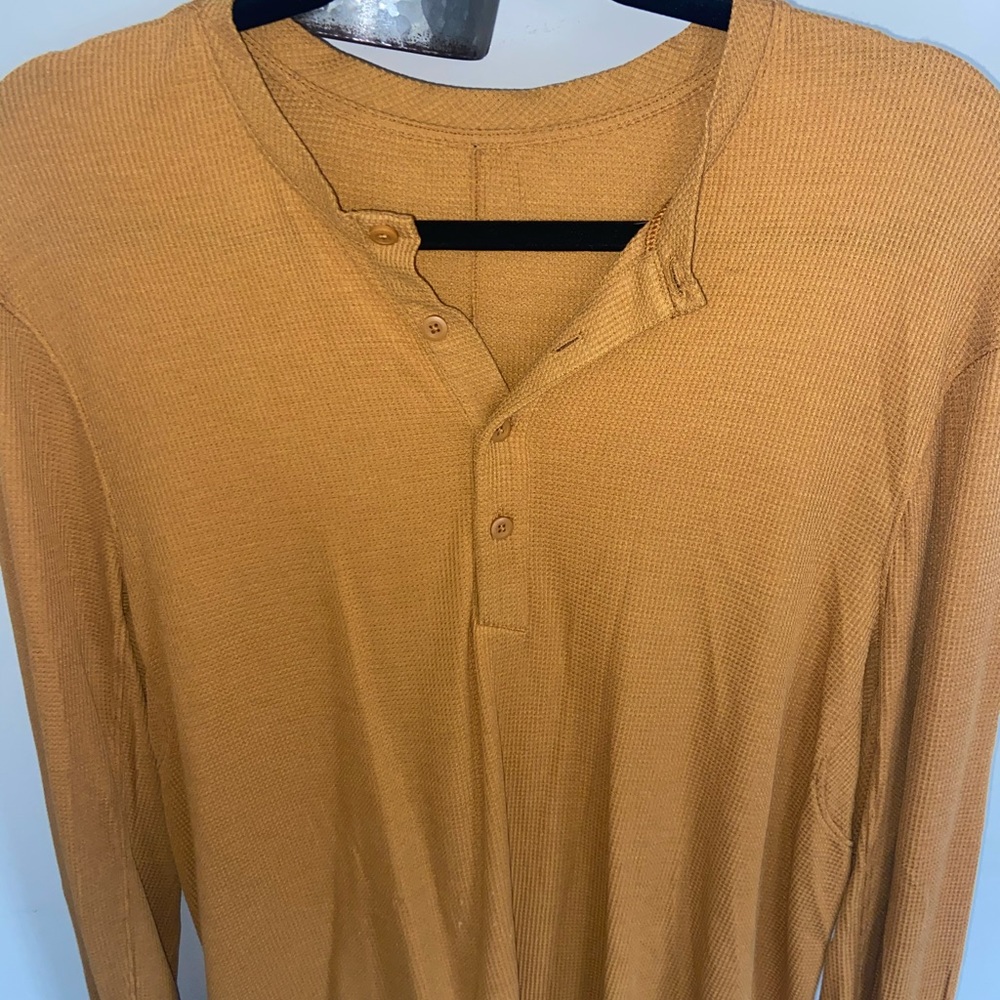 Mustard Waffle Shirt